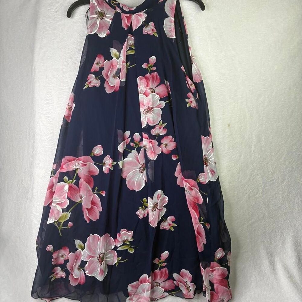 Robbie-bee Women's Navy and Blue Dress